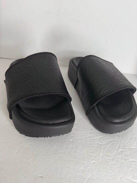 New ADIDAS Y-3 SLIDE Sandals Black Swim EU 37 Men\'s US 4
